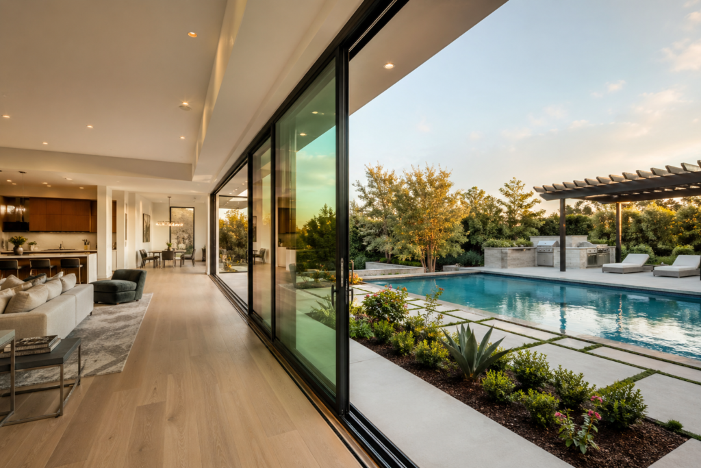 Sliding glass door installation near Frisco TX
