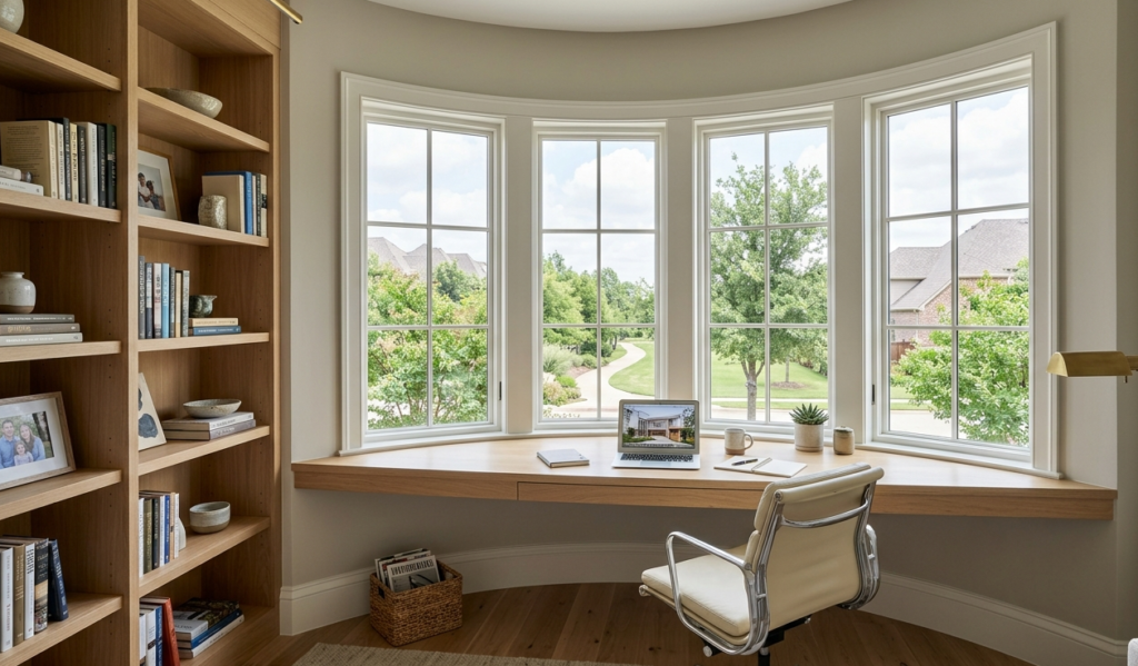 Elegant bow window replacement Frisco TX