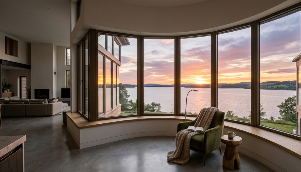 Stylish bow window installation in TX