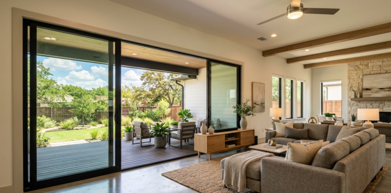 Energy-efficient patio doors in Frisco TX