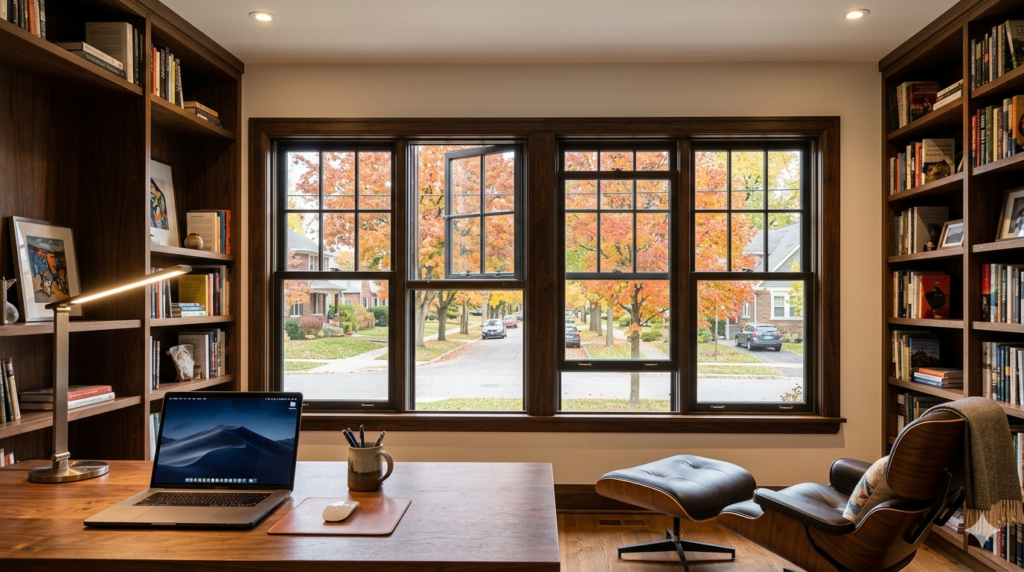 classic double hung window in Frisco TX